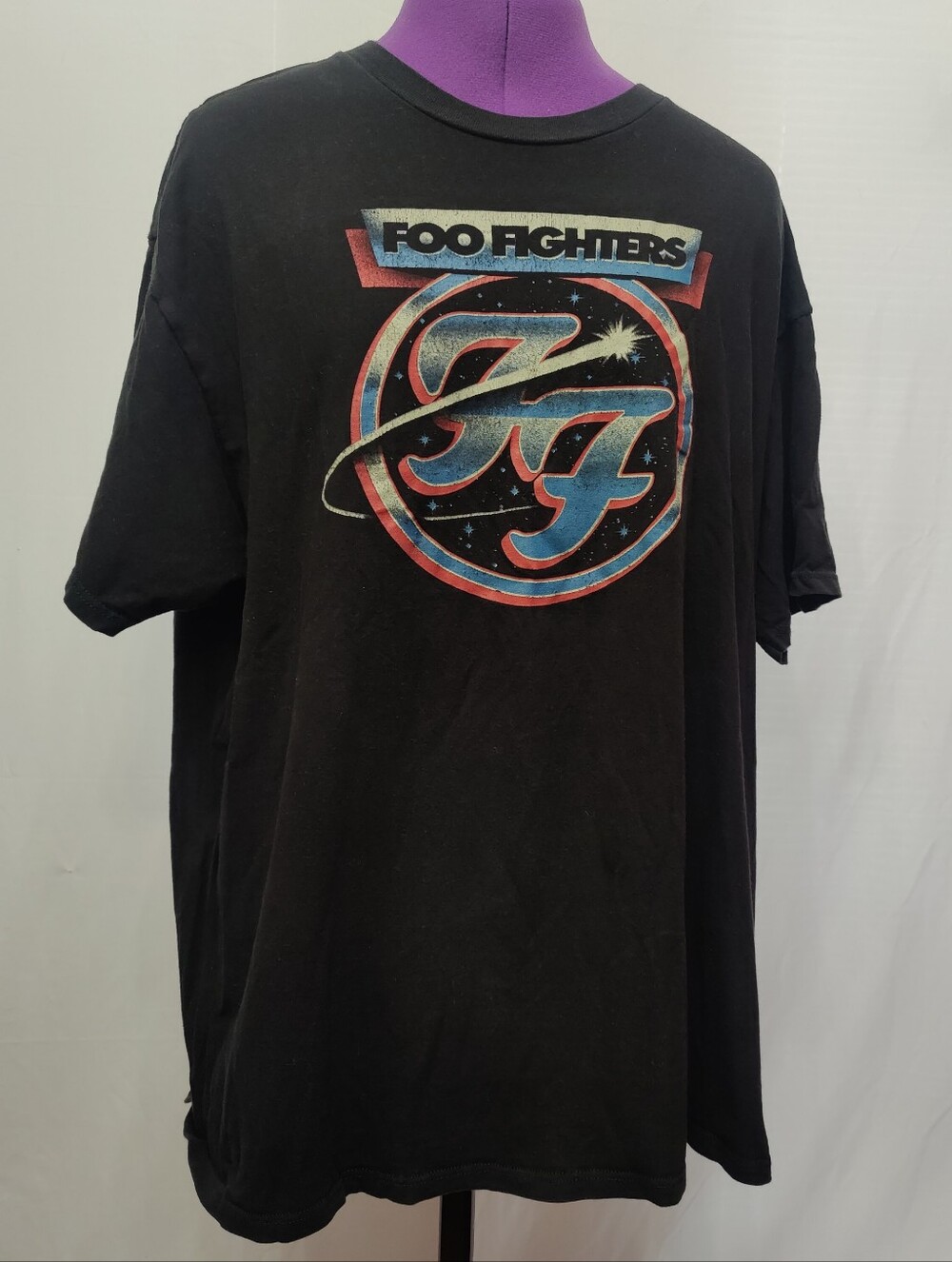 Foo Fighters Black Vintage Logo Tee